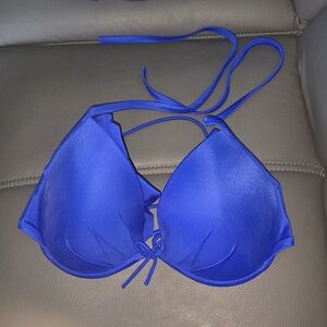 Victorias Secret Royal Blue Bikini Top 34DD!!